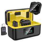 Load image into Gallery viewer, Hoco L17 Magnetic Dual Lavalier Wireless Mic for iPhone & USB-C