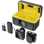 Load image into Gallery viewer, Hoco L17 Magnetic Dual Lavalier Wireless Mic for iPhone & USB-C