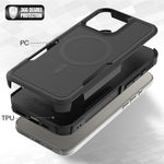 Load image into Gallery viewer, iPhone 17 Pro Max BLACKTECH Commuter (MagSafe Compatible) - Black