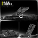 Load image into Gallery viewer, Samsung Galaxy Z Fold 7 BLACKTECH Magnetic TitanRing Armor - Black