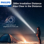 Load image into Gallery viewer, Philips SFL3602R Rechargeable LED Flashlight 1000 Lumens (Black)