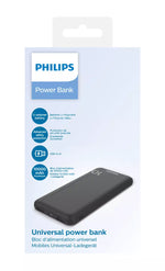 Load image into Gallery viewer, Philips 10000mAh Power Bank 5V/2.1A Portable Charger Battery Pack Fast Charging Universal Power Bank DLP1810NB/62
