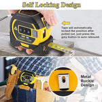 Load image into Gallery viewer, 40M Measuring Sight 3-in-1 Infrared Laser Tape Measuring, Portable 3-in-1 Infrared Laser Tape Measuring, Handheld Electronic Digital Tape Measure with Led Display,