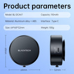 Load image into Gallery viewer, BLACKTECH BL-DCA47 Multipurpose Magnetic Aluminum Holder - Black