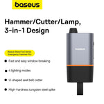 Load image into Gallery viewer, Baseus SharpTool Series Emergency Hammer Pro-Cluster Black