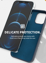 Load image into Gallery viewer, iPhone 15 BLACKTECH Soft Feeling With Soft Micro Fiber Liquid Silicone Shockproof Phone Case