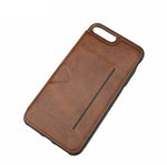 Load image into Gallery viewer, iPhone Shockproof Luxury Leather Multi Card Slot Holder Hanman Back Case