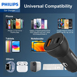 Load image into Gallery viewer, Philips QC+PD Car Charger (DLP2521)