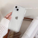 Load image into Gallery viewer, Apple iPhone Shock Proof Bumper Case with Lens Protection with Stand