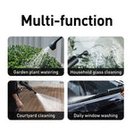 Load image into Gallery viewer, Baseus Dual Power Portable Electric Car Wash Spray Nozzle Set-Black