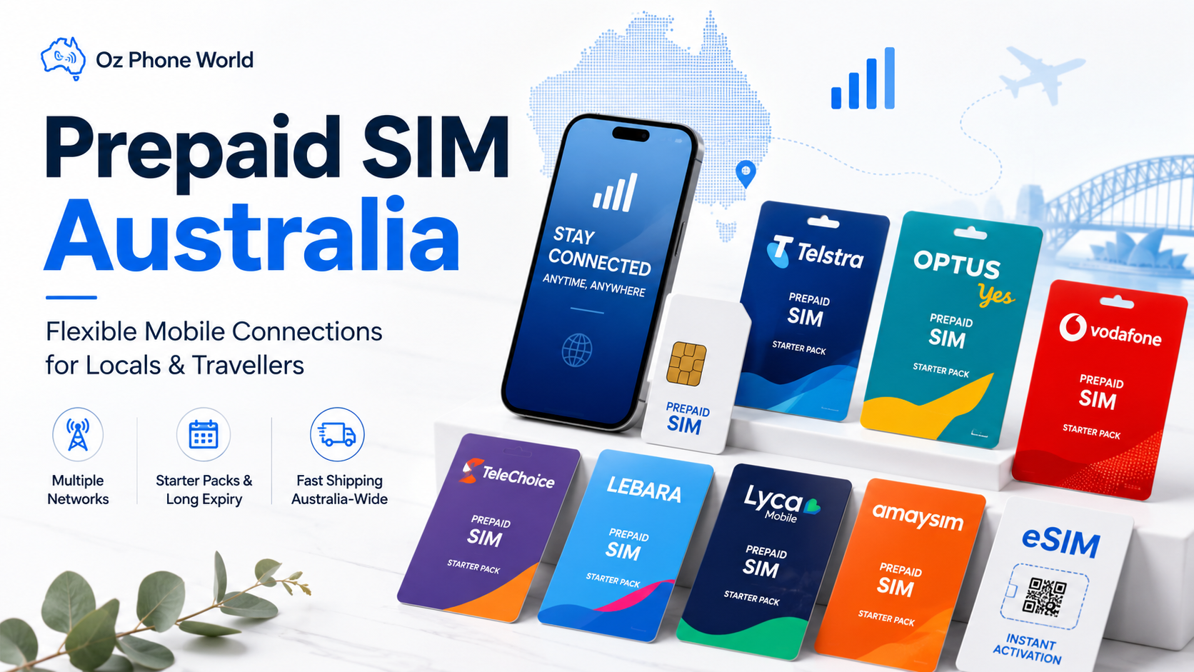 Prepaid SIM Australia: Flexible Mobile Connections for Locals and Travellers