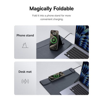 Baseus MagPro Series II Smart Desk Mat (with Wireless Charger)