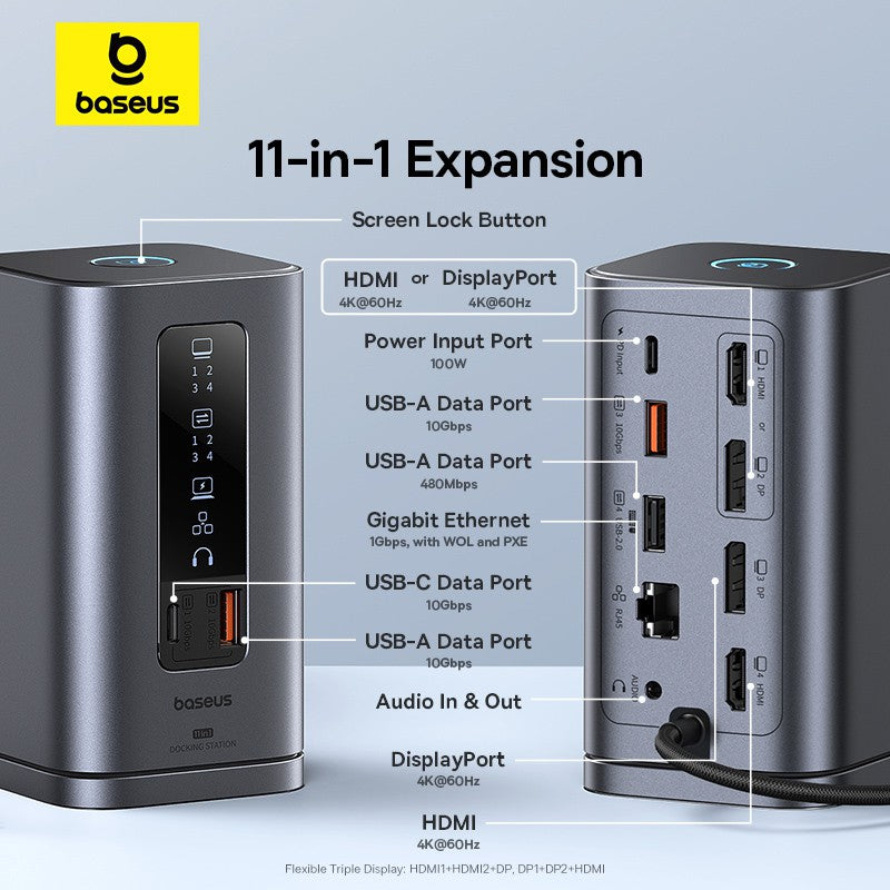 Baseus Spacemate Series 11-in-1 Docking Station