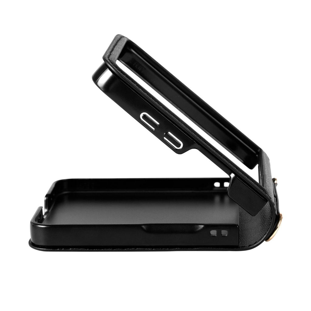 Samsung Galaxy Z Flip 8 Leather Flip Case with Card Storage