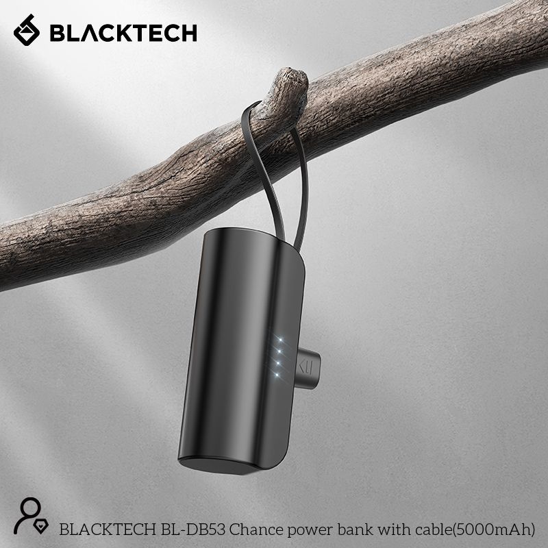 BLACKTECH BL-DB53 5000mAh Portable 2 in 1 Power Bank