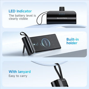 BLACKTECH BL-DB53 5000mAh Portable 2 in 1 Power Bank