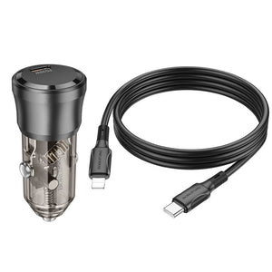 BOROFONE BZ24 Clever PD20W (C to iP) Car Charger Set