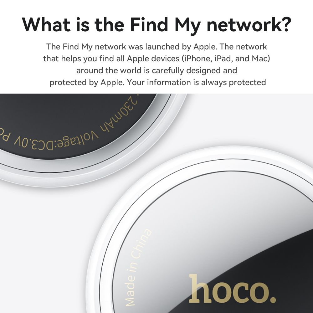 Hoco E91 Tiger Intelligent Positioning Anti-Lost Device Airtag Work with Find My iPhone