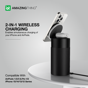 AMAZINGTHING Explorer Pro Mag 4-IN-1 Charging Stand with Speaker