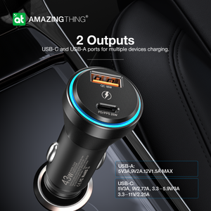 AMAZINGTHING FlexiPower Pro PD43W Car Charger