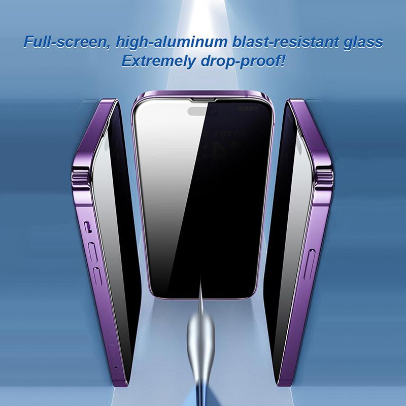 LITO iPhone D15 HD PRO Privacy Full Glass Full Glue - ESD Glue