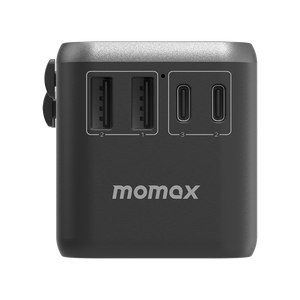 Momax 1-World (65W) GaN PD (5-Port) USB Type-C Charger / AC Plug / Travel Adapter