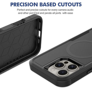 iPhone 17 Air BLACKTECH Commuter (MagSafe Compatible) - Black