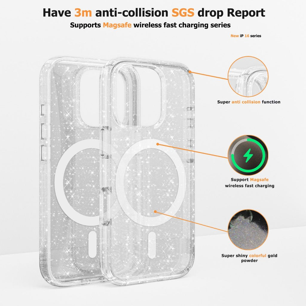 iPhone 15 Hybrid Symmetry Series Style Shockproof Case Cover with Magnetic Ring