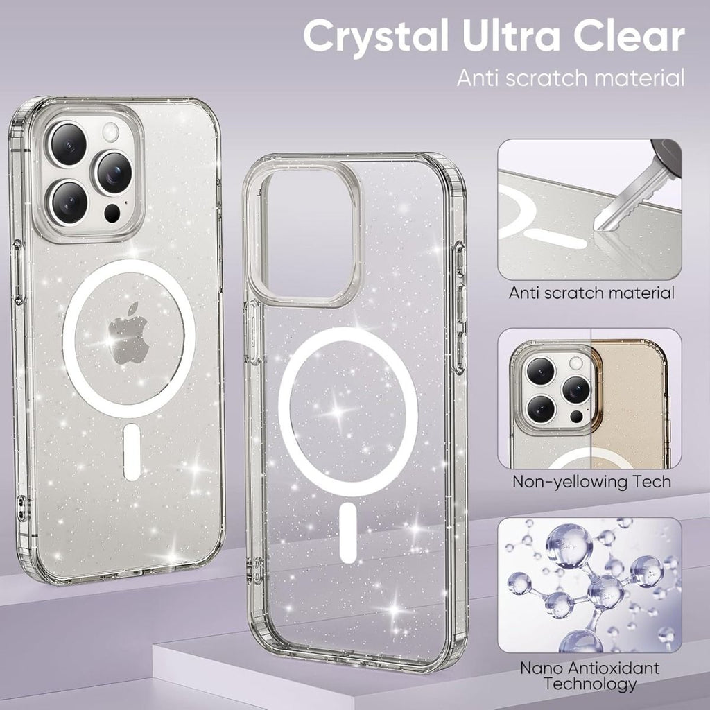 iPhone 15 Hybrid Symmetry Series Style Shockproof Case Cover with Magnetic Ring