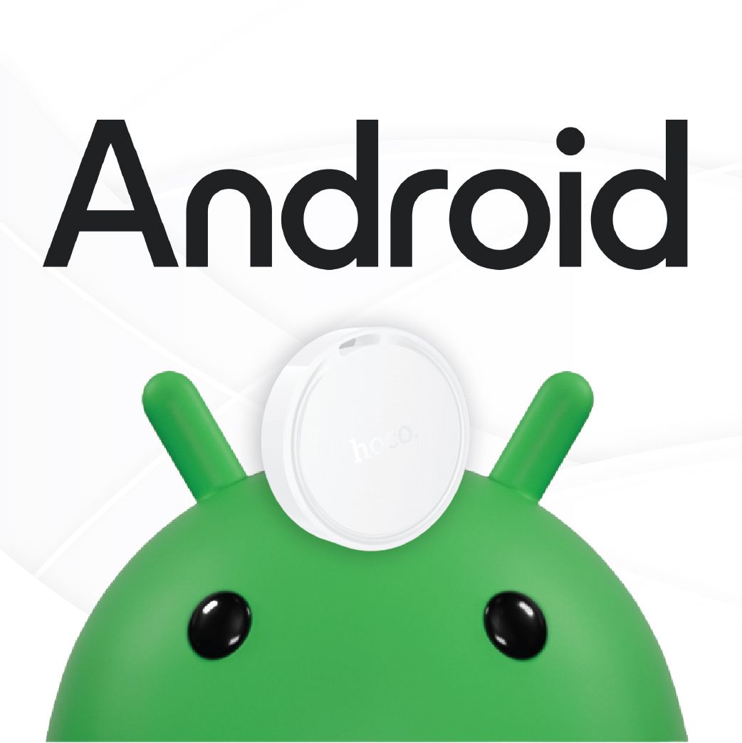 Hoco E96A Anti Lost Device Works with Android Find My Device - White