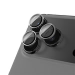 Load image into Gallery viewer, iPhone 17 Pro / 17 Pro Max LITO C2 AR+AF Coating Aluminum Alloy Camera Corning Glass With Easy Installation tool - Gray
