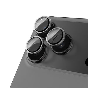 iPhone 17 Pro / 17 Pro Max LITO C2 AR+AF Coating Aluminum Alloy Camera Corning Glass With Easy Installation tool - Gray