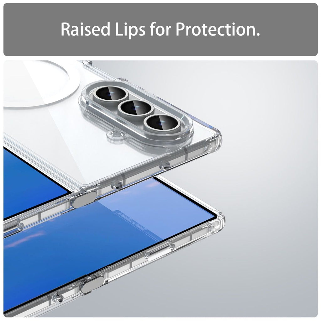 Samsung Galaxy Z Fold 8 Clear Transparent Protective Case with Magsafe