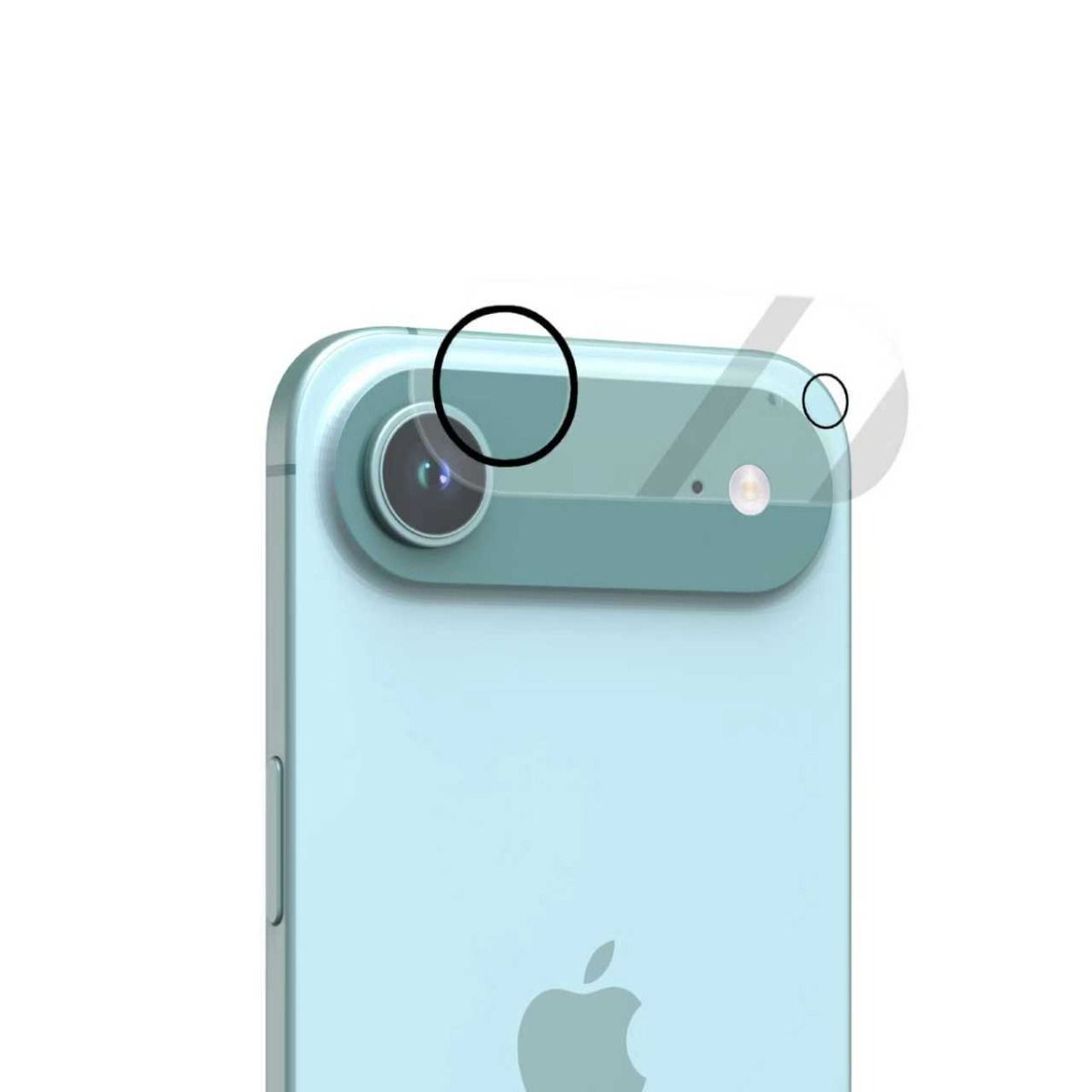 iPhone 17 Air LITO C1 Camera Anti-Glare Tempered Glass - Black
