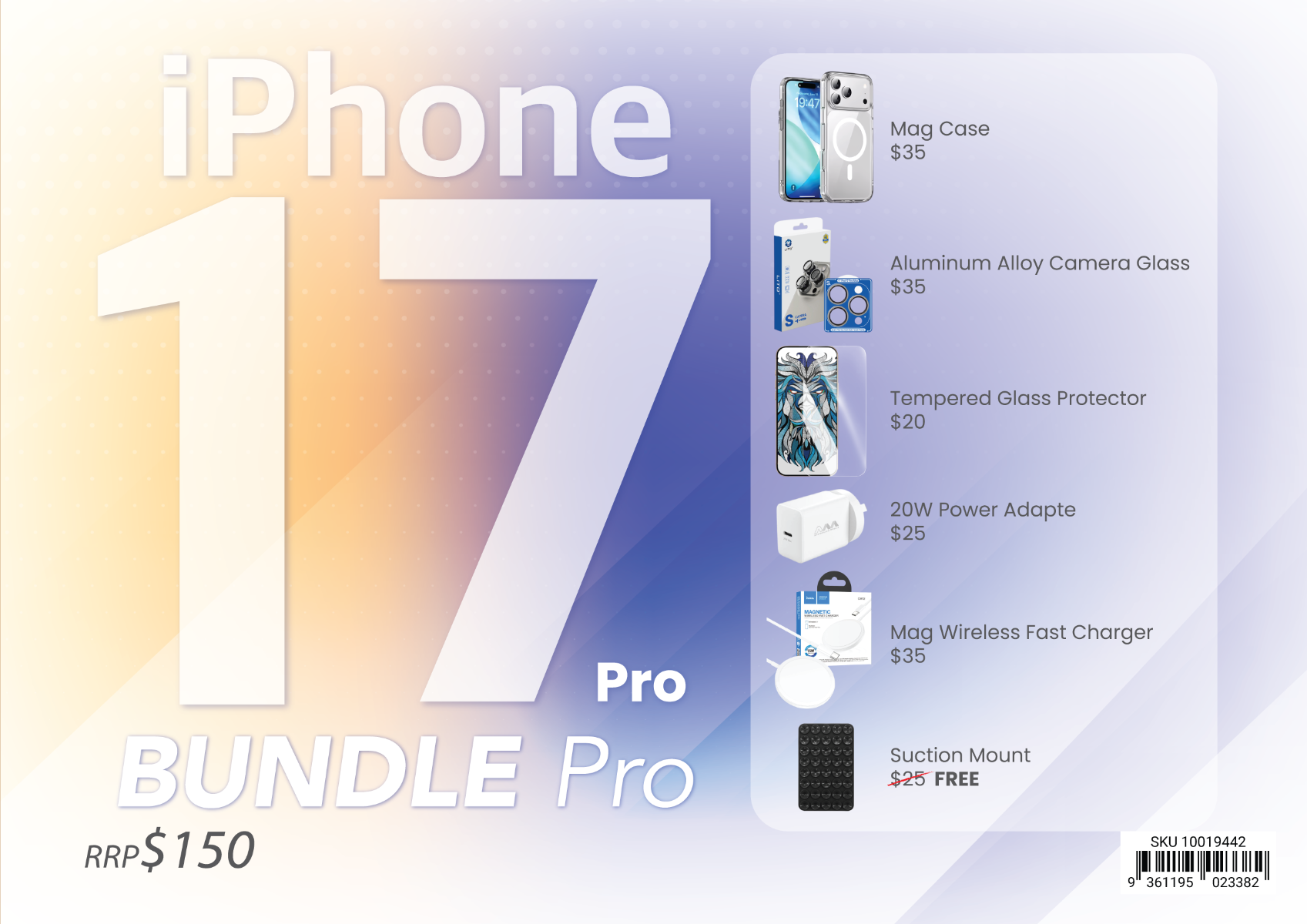 iPhone 17 Pro Accessories Bundle Box - Pro