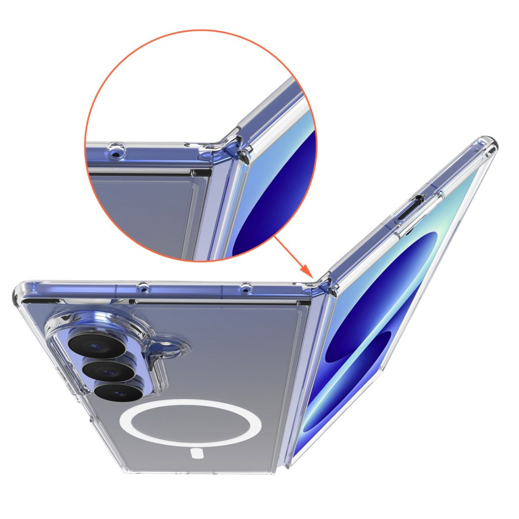 Samsung Galaxy Z Fold 8 Clear Transparent Protective Case with Magsafe