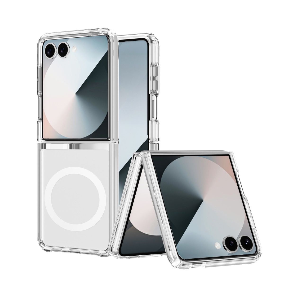 Samsung Galaxy Z Flip 8 Clear Transparent Protective Case with Magsafe