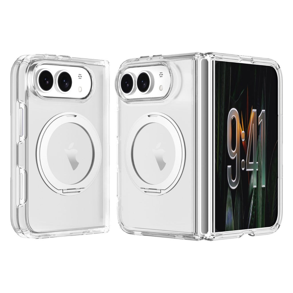 BLACKTECH F3 Stay Clear Ring Case for iPhone Duo – Clear, MagSafe Compatible