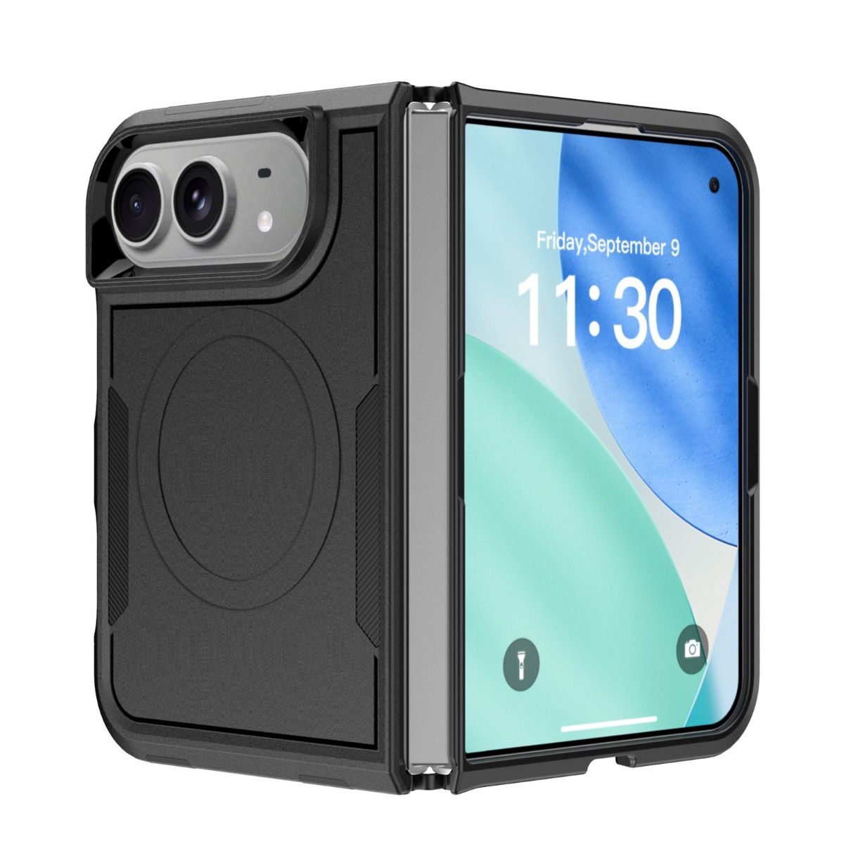 BLACKTECH G3 Commuter Case for iPhone Duo – Black, MagSafe Compatible