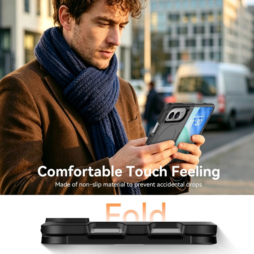 BLACKTECH G3 Commuter Case for iPhone Duo – Black, MagSafe Compatible