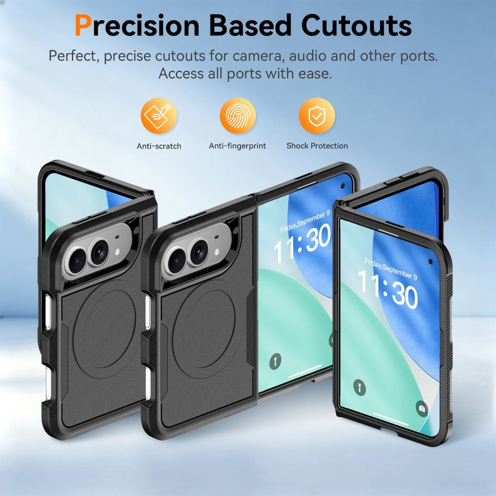 BLACKTECH G3 Commuter Case for iPhone Duo – Black, MagSafe Compatible