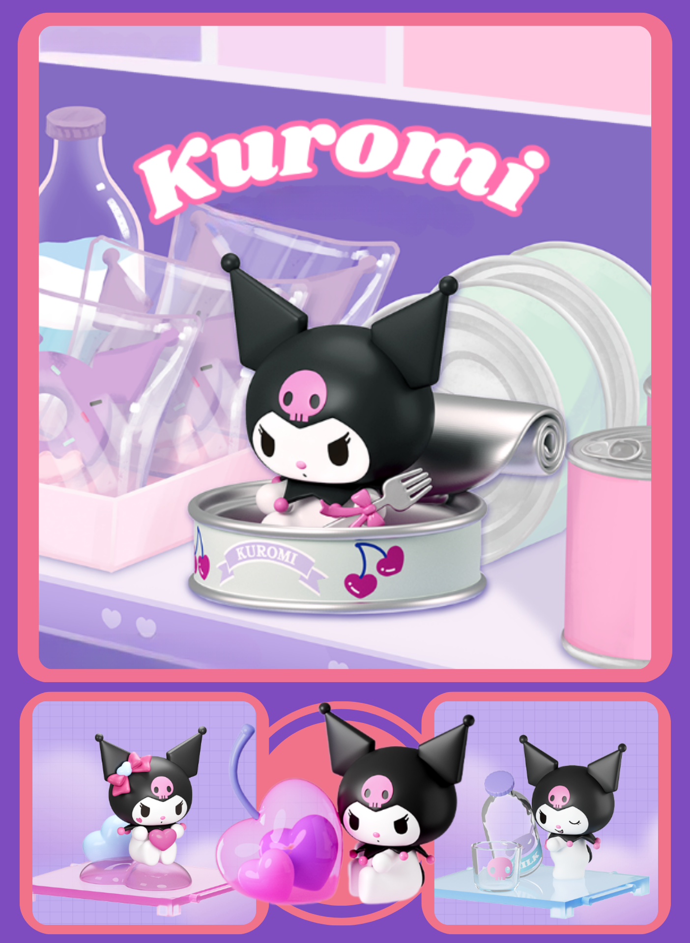 KUROMI Casual Snacks Micro Blind Box