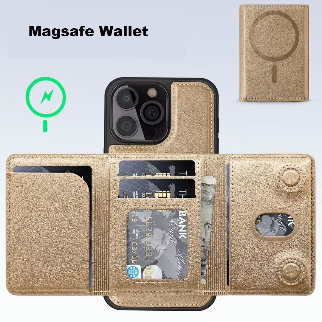 iPhone Detachable Magsafe Multi Card Wallet Case