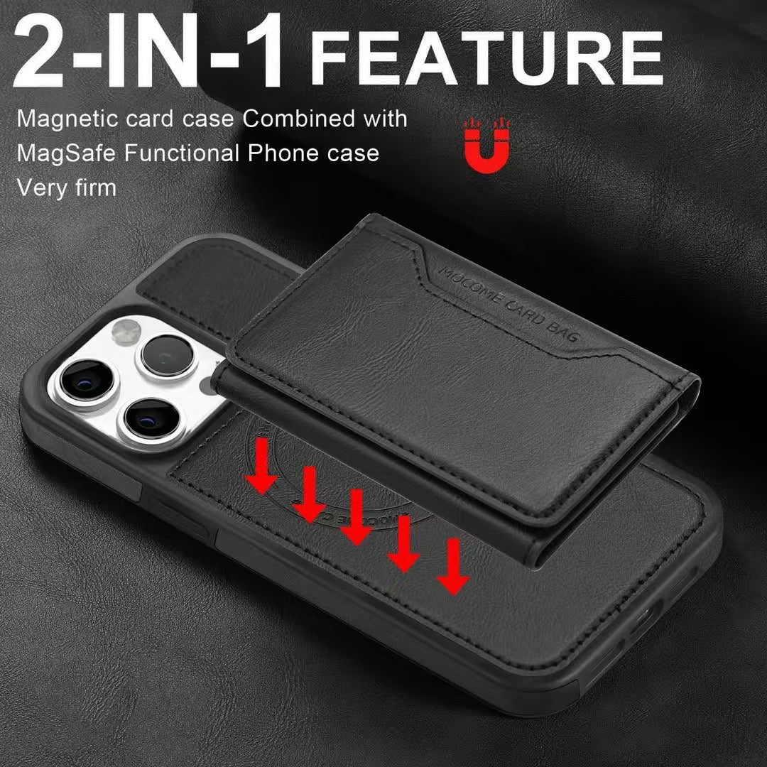 iPhone Detachable Magsafe Multi Card Wallet Case