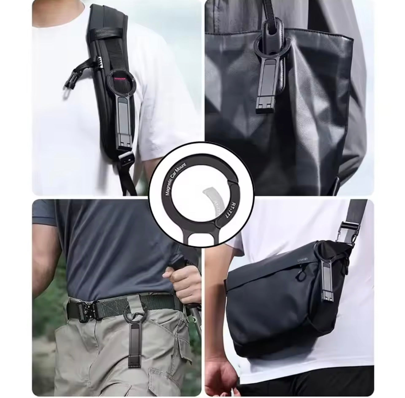 RT-777 Magnetic Phone Tripod Foldable 3-in-1 Stand