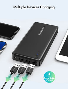 RAVPower RP-PB41 Prime 26800 mAh 3 Port Power Bank