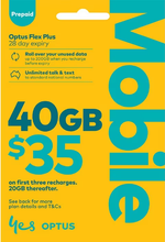 Load image into Gallery viewer, Telstra Optus Vodafone Telechoice Lebara Lyca Amaysim 7/30/180/365 Days Prepaid Sim
