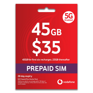 Vodafone 5G Prepaid Plus Starter Pack