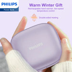 Load image into Gallery viewer, Philips DLP2136VP Rechargeable Hand Warmer w/ Power Bank 5200 MAh
