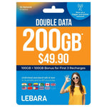 Load image into Gallery viewer, Telstra Optus Vodafone Telechoice Lebara Lyca Amaysim 7/30/180/365 Days Prepaid Sim
